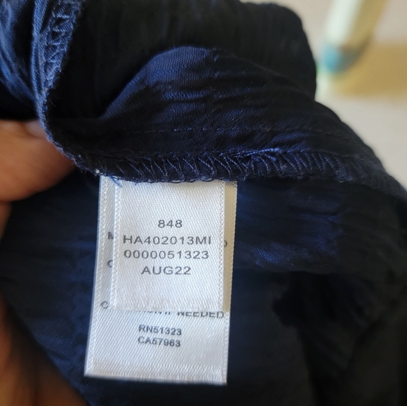 Halogen Textured Navy Blouse - Picture 4 of 7